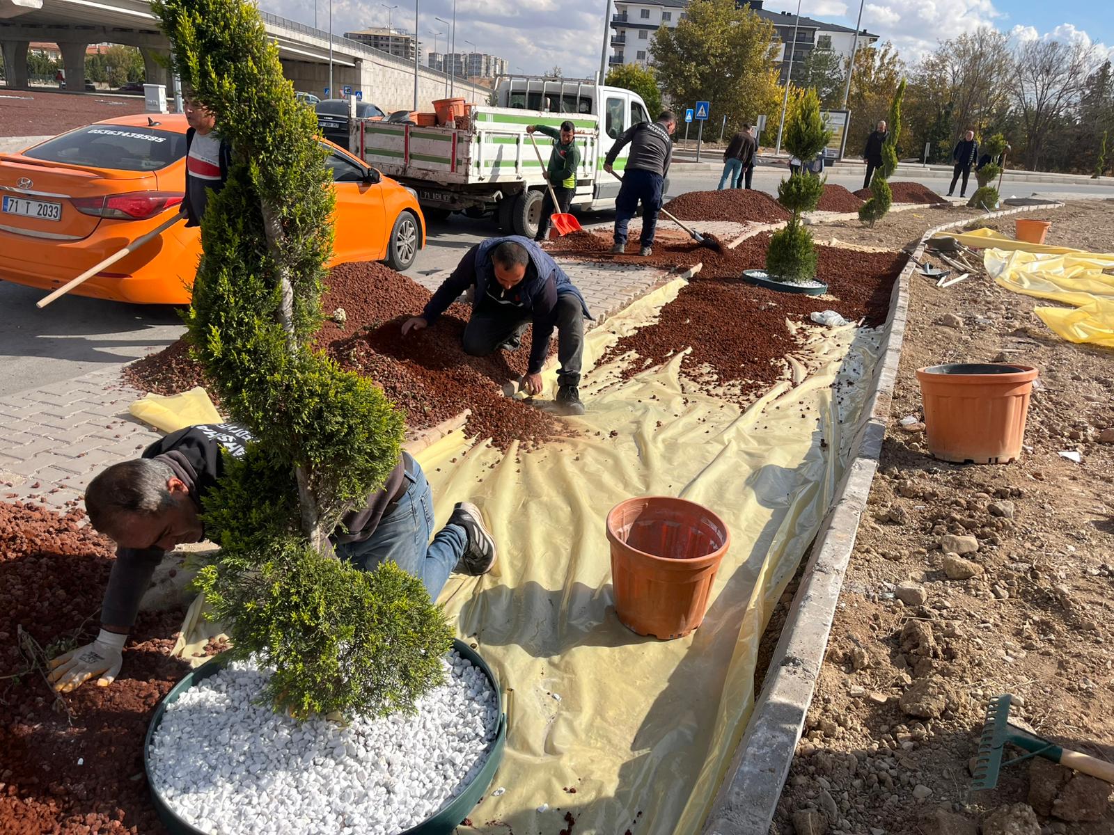 park-ve-bahceler-mudurlugu-ekiplerimiz-orta-refuj-ve-peyzaj-calismalarini-surduruyor